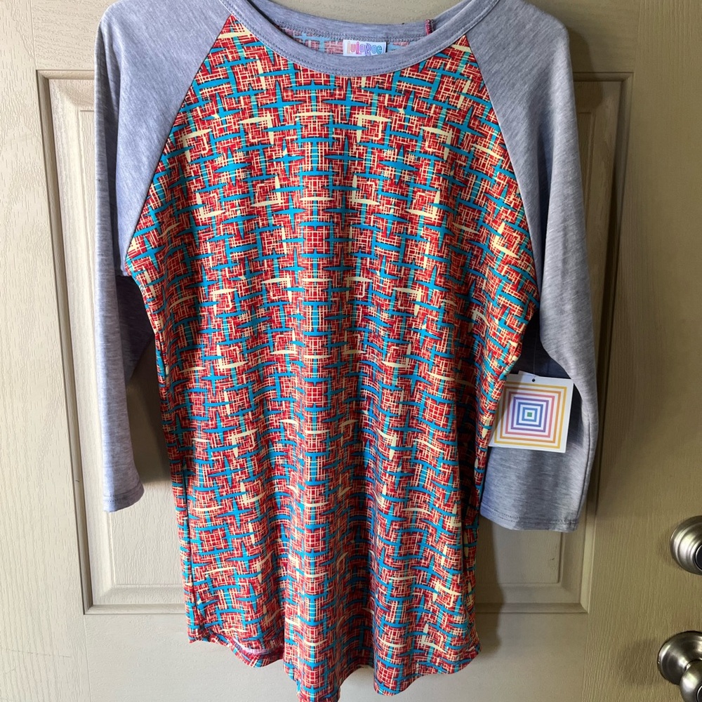 LuLaRoe Multicolor Randy Tee